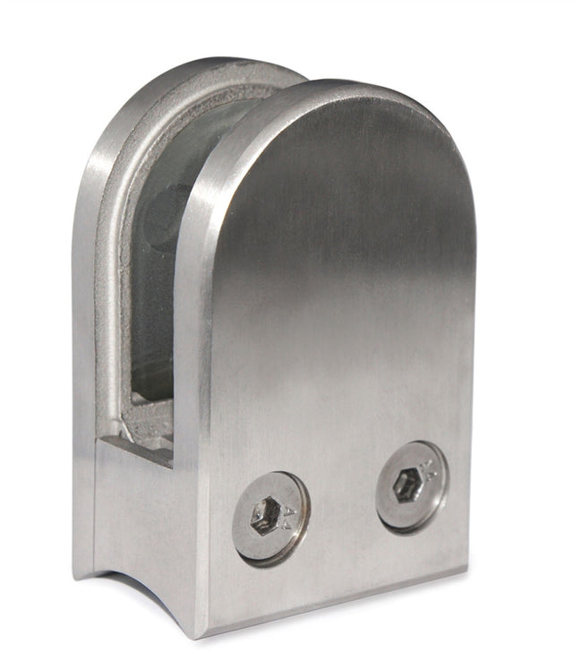 E11404200 Stainless Steel Glass Clamp 1 3/4" x 2 31/64" for 1 2/3" Tube