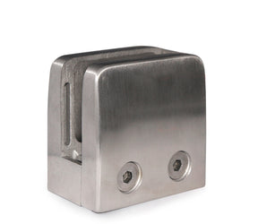 E1500000 Stainless Steel Glass Clamp 2 11/64" x 2 11/64" for Flat Tube