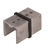E1200140/MB Nero Connector For Square Slotted 1 9/16" X 1 9/16" Tube