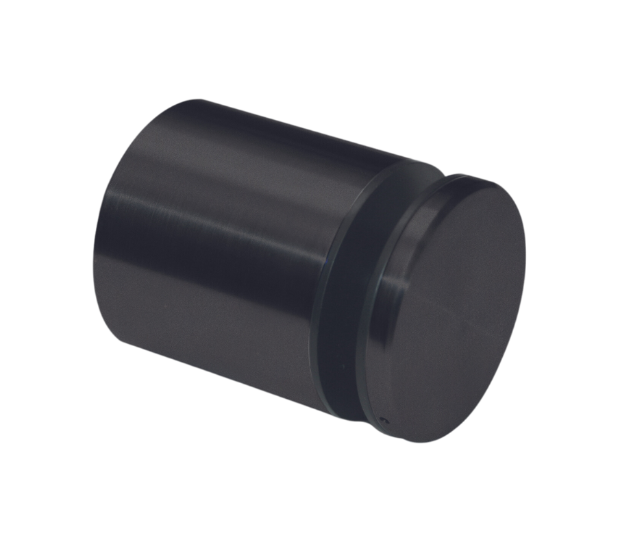 E40910/MB Nero Round Glass Clamp