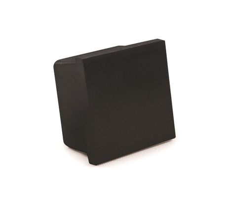 Nero Black Square End Cap For 1 9/16" x 1 9/16" x 5/64" Tube