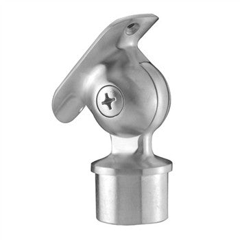 E4581 Stainless Steel Handrail Support Pivotable, Satin Finish