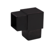 E4713/304/MB Nero Black Square Connector For 1 9/16" x 1 9/16" x 5/64" Tube