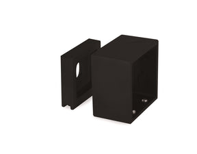 E4740/MB Nero Black Square Anchorage for 1 9/16" Tube