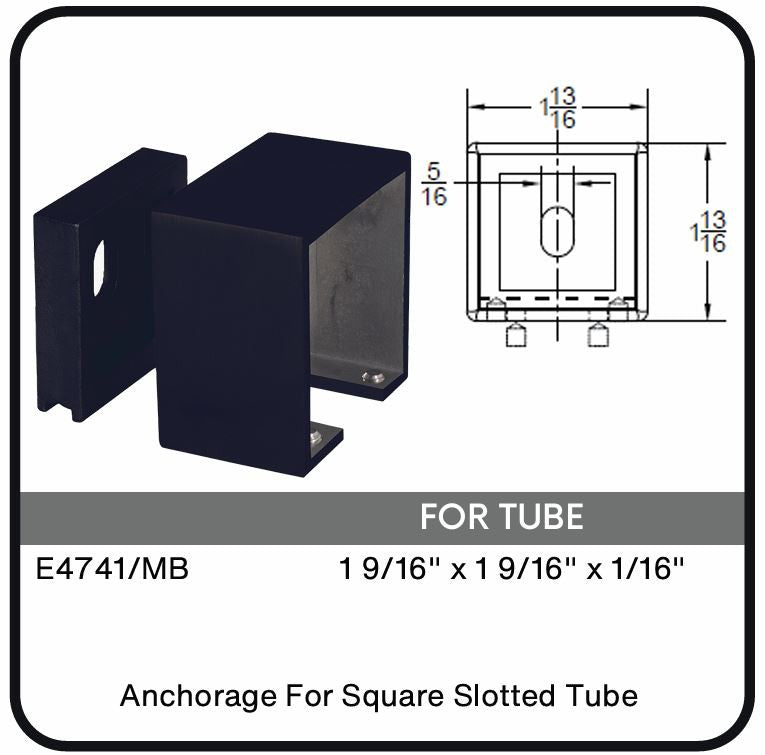 E4741/MB Nero Anchorage for Slotted Tube, Data Sheet