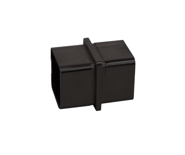 Nero Black Connector For 1 9/16" x 1 9/16" x 5/64" Square Tube