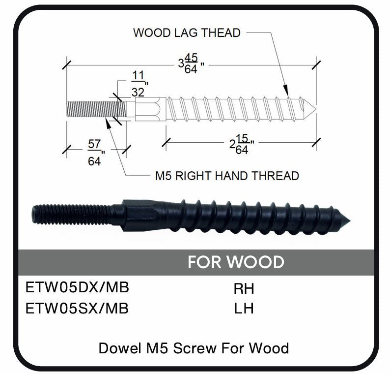 ETW05/MB Nero Adapter for Wood M5, Data Sheet