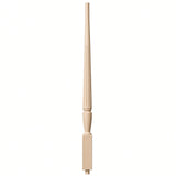 F-2015 1-3/4" Fluted Bunker Hill Stair Baluster, Available in 31", 34", 36", 39", 42", and 48" Lengths, Birch