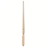 F-2015 1-3/4" Fluted Bunker Hill Stair Baluster, Available in 31", 34", 36", 39", 42", and 48" Lengths, Hard Maple