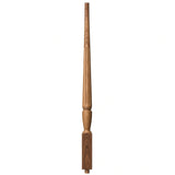F-2015 1-3/4" Fluted Bunker Hill Stair Baluster, Available in 31", 34", 36", 39", 42", and 48" Lengths, Hickory