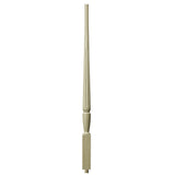 F-2015 1-3/4" Fluted Bunker Hill Stair Baluster, Available in 31", 34", 36", 39", 42", and 48" Lengths, Poplar