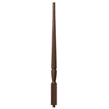 F-2015 1-3/4" Fluted Bunker Hill Stair Baluster, Available in 31", 34", 36", 39", 42", and 48" Lengths, Walnut