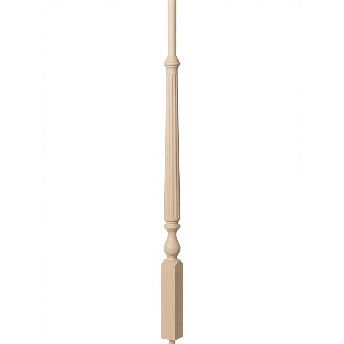 F-2715 Flured Ohio Baluster, Hard Maple