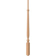 F-2715 Flured Ohio Baluster, Red Oak