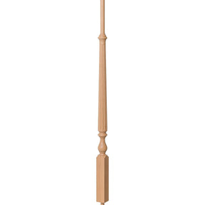 F-2715 Flured Ohio Baluster, Red Oak