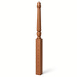 F-3015 3-1/2" x 56", or 3-1/2" x 60" Bunker Hill Fluted Gooseneck Landing Newel Post, Red Oak