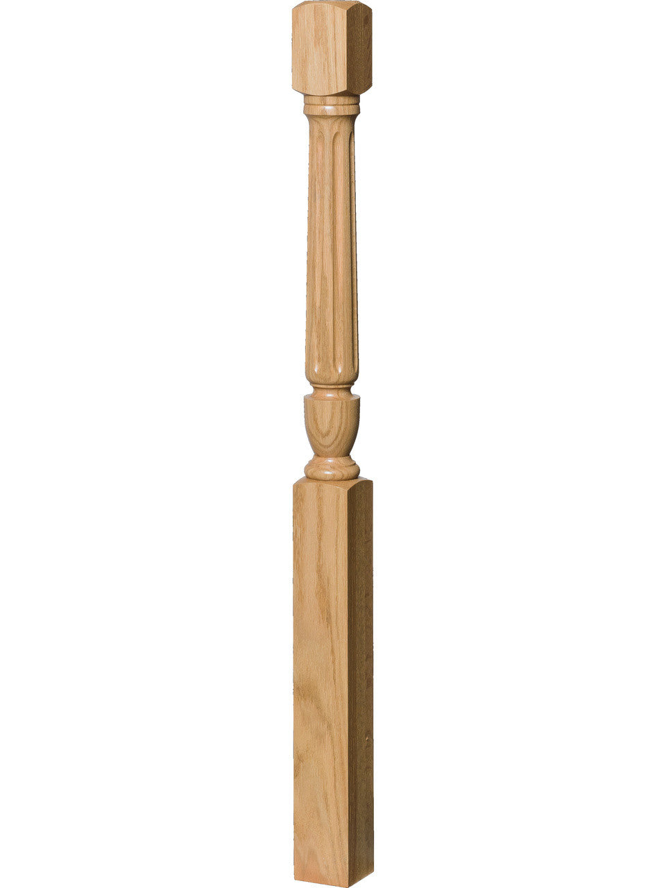 F-4132 Fluted Interchangeable Top Starting Newel Post