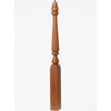 F-4811 (48"), or F-4815 (60") Fluted Ohio Series Newel Post, American Cherry