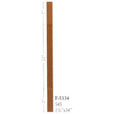 F-5334 34" Fluted S4S Baluster