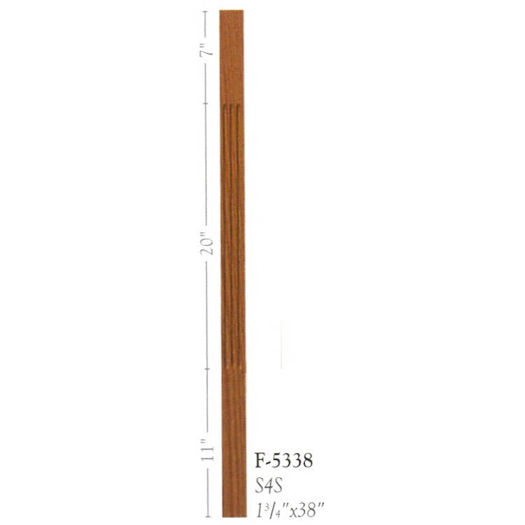 F-5338 38" Fluted S4S Baluster