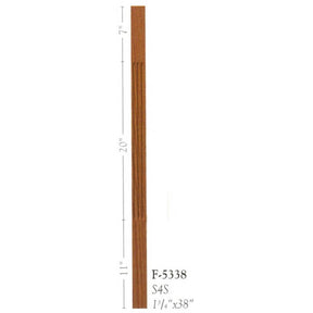 F-5338 38" Fluted S4S Baluster