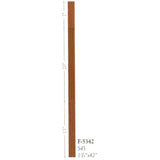 F-5342 42" Fluted S4S Baluster