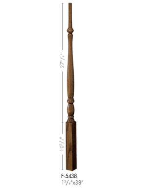 F-5438 38-inch Fluted Country Classic Baluster