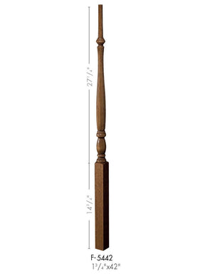 F-5442 42-inch Fluted Country Classic Baluster 