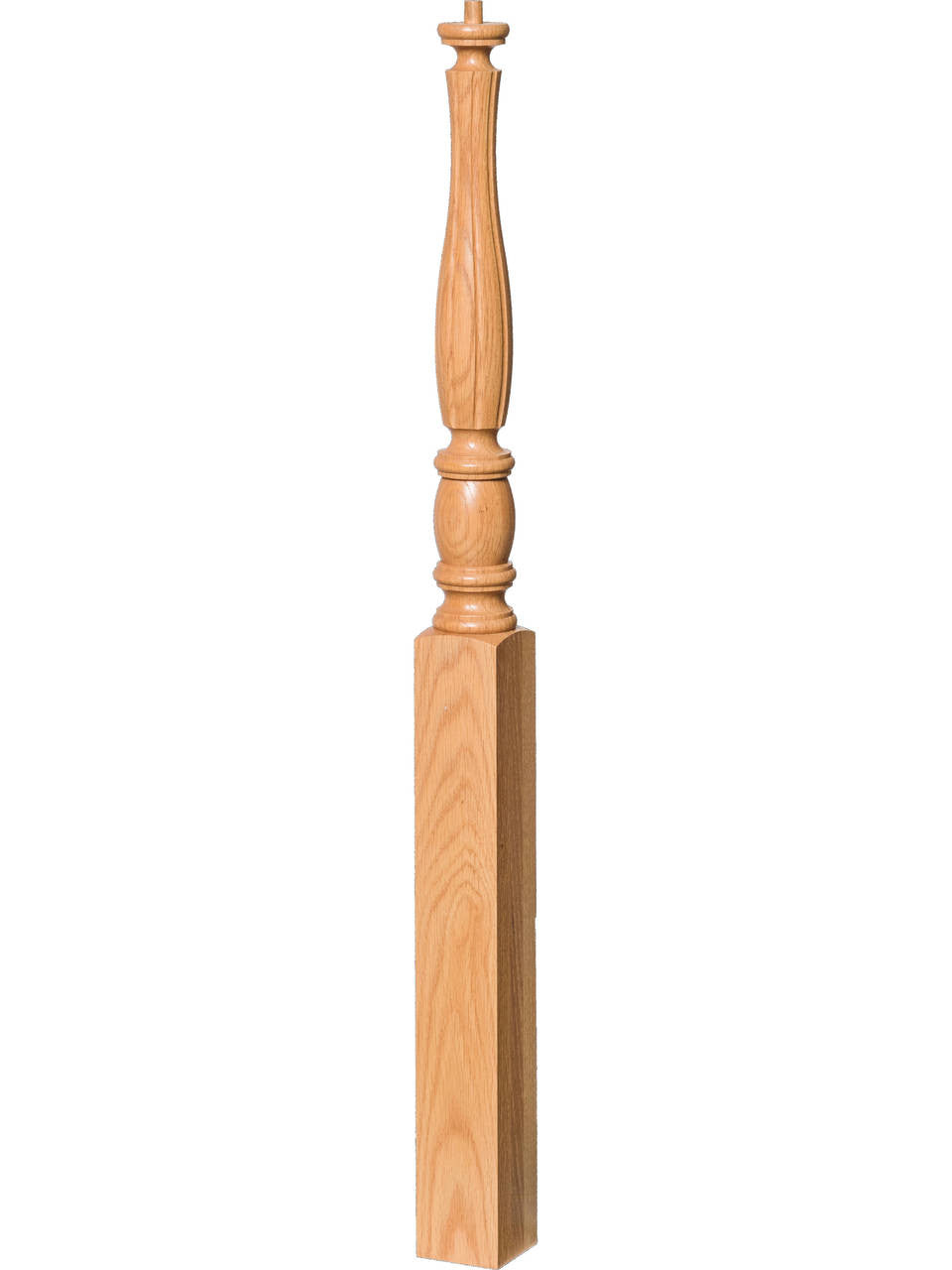 F-5715 60" Pin Top Fluted Utah Classic Landing Newel Post