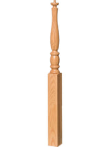 F-5715 60" Pin Top Fluted Utah Classic Landing Newel Post