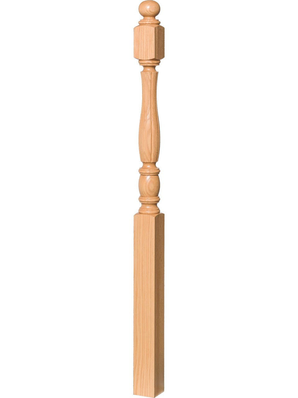 F-5760 Fluted Utah Classic Ball Top Starting Newel Post