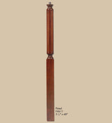 F-8611 48" Fluted Pin Top Newel Post