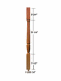 F-2005 34" Fluted Bunker Hill Baluster