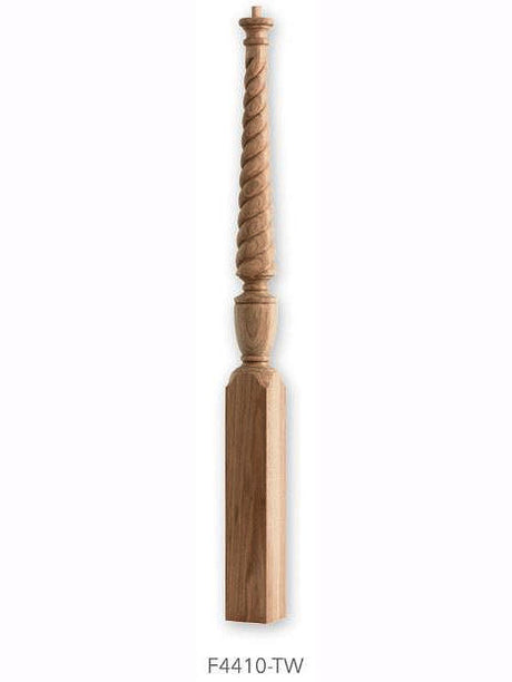 F4410-TW Rope Twist Pin Top Starting Newel Post