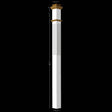 F-4075 Primed with Special Species Trim Fluted Box Newel Post