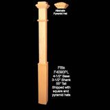 F4090-PL Plain 55" Box Newel Post