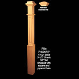 F4090-RP Raised Panel 55" Box Newel Post