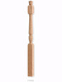 F4042 Plain Landing Red Oak Newel Post
