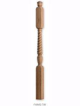 F4445-TW Rope Twist Landing Newel Post