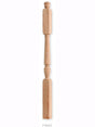 F4045 Plain Landing Red Oak Newel Post