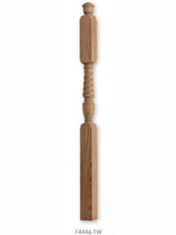 F4446-TW Rope Twist Landing Newel Post