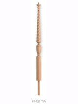 F4454-TW Rope Twist Volute Newel Post