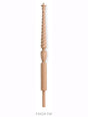 F4454-TW Rope Twist Volute Newel Post
