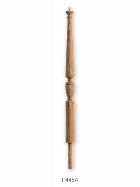 F4454 Plain Volute Newel Post