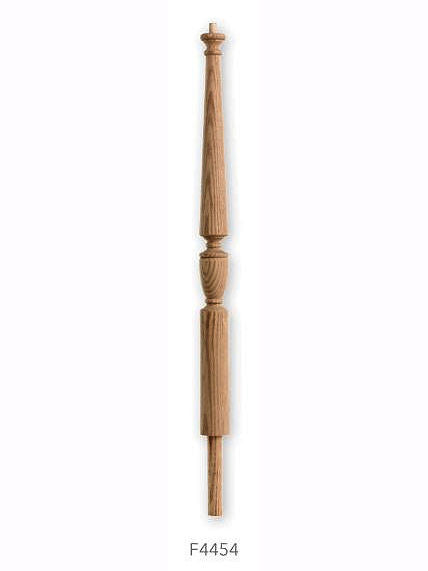 F4454 Plain Volute Newel Post
