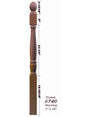 F-4740 Fluted Ball Top Starting Georgia Newel Post