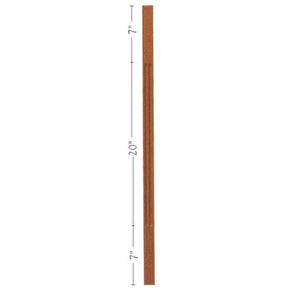 F-5034 34" Fluted S4S Contemporary Baluster