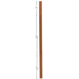 F-5038 38" Fluted S4S Contemporary Baluster
