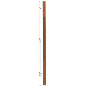F-5038 38" Fluted S4S Contemporary Baluster