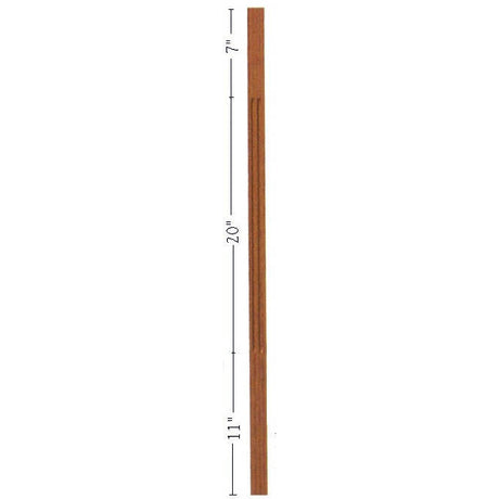 F-5038 38" Fluted S4S Contemporary Baluster